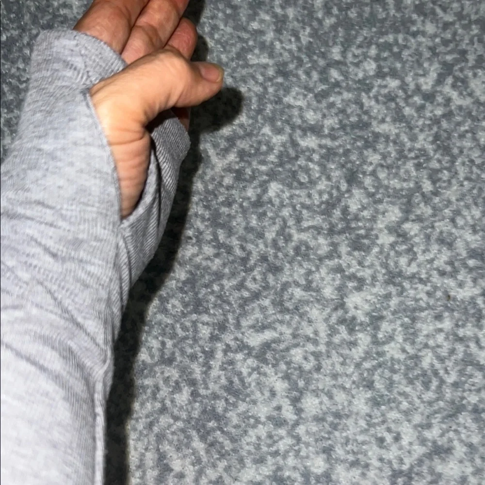 Athleta Gray Cowl Neck Sweater